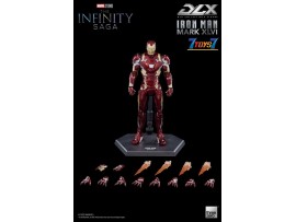 Threezero 1/12 Infinity Saga - DLX Iron Man Mark 46_ Box Set _3A504Z