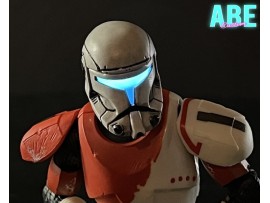 [Pre-order] ABE Custom 1/12 Clone Commando Helmet (Green LED) for Star Wars Black Series ABE001A