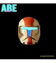 [Pre-order] ABE Custom 1/12 Clone Commando Boss Helmet (Green LED) for Star Wars Black Series ABE002A