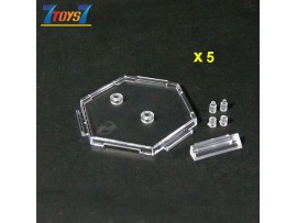 ACI Toys Figure Display Stand_ Hexa Stand x 5 _for 3.75",6",8" figure Now AT108X