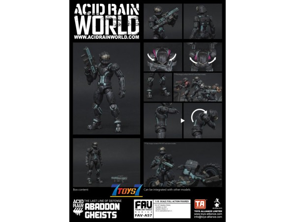 Toys Alliance Acid Rain 1/18 FAV-A57 Abaddon Gheists_ Box Set _OT092A