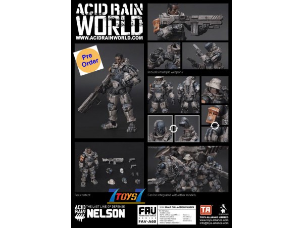 [Pre-order deposit] Toys Alliance Acid Rain 1/18 FAV-A60 Nelson_ Set _OT096A