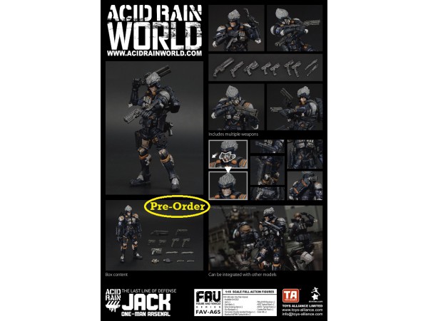 [Pre-order deposit] Toys Alliance Acid Rain 1/18 FAV-A65 Jack One-Man Arsenal_ Set _OT101B