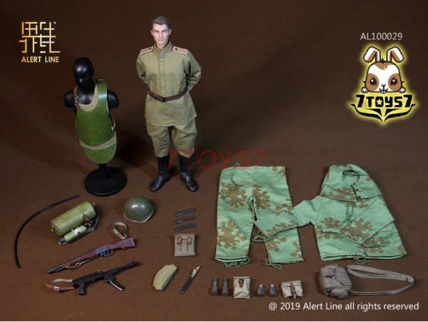 Soviet Tank Corps Alert Line Action Figures Boots - 1/6 Scale for Feet 