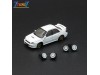 BMC 1/64 Subaru 2001 Impreza WRX - White (Right Hand Drive)_ Diecast Model Car _BMC001A