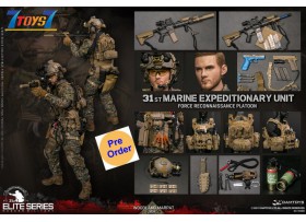 [Pre-order deposit] DAM Toys 1/6 78089 31st Marine Expeditionary Unit - Force Reconnaissance Platoon (Woodland MARPAT VER)_ Box _DM221Z