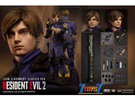 DAM Toys 1/6 DMS037 Resident Evil 2 Leon S. Kennedy Classic ver_ Box Set _DM229Z