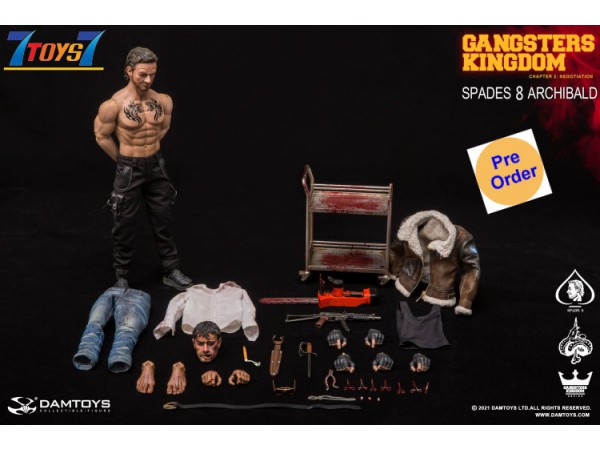 [Pre-order deposit] DAM Toys 1/6 GK024 Gangsters Kingdom - Spade 8 Archibald_ Standard Box Set _DM225Z