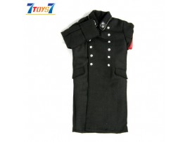 ITPT 1/6 WWII German Elite Officer_ Black Fabric Great Coat _IPX01H