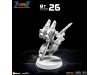 Kidslogic 1/285 MT26 Robotech Macross Super Veritech VF-1A Battloid Mode_ Miniature _KL018H