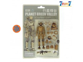 [Pre-order deposit] Planet Green Valley 1/18 MAI-76-A1 EFSA Military Robot_ Set w/ Costume _OU006A