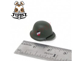 Unibrick Minifig German WWII Headwear_ M42 Green Helmet _ Custom Brick UN001B