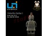Unibrick Minifig Unicotta Terracotta #B Military Officer _Brick Chinese UN004B