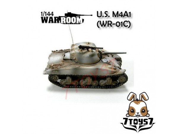 War Room 1/144 M4A1 US Sherman Tank #C Prepainted World of Tank WWII ACI  WR001C 