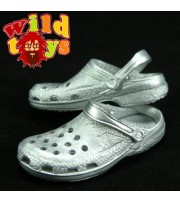 Wild Toys 1/6 Plastic Clogs #Sp2 Silver _Sandal WT006L